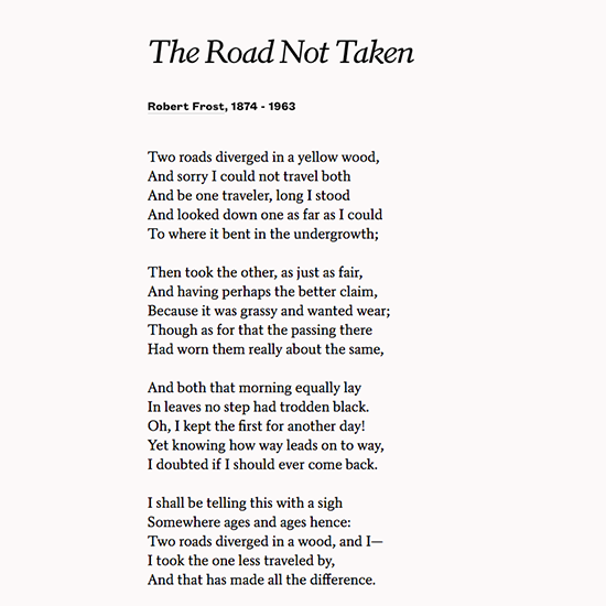 The Road not Taken by Robert Frost by Sana Sanallah - Illustrated by Robert Frost - Ourboox.com