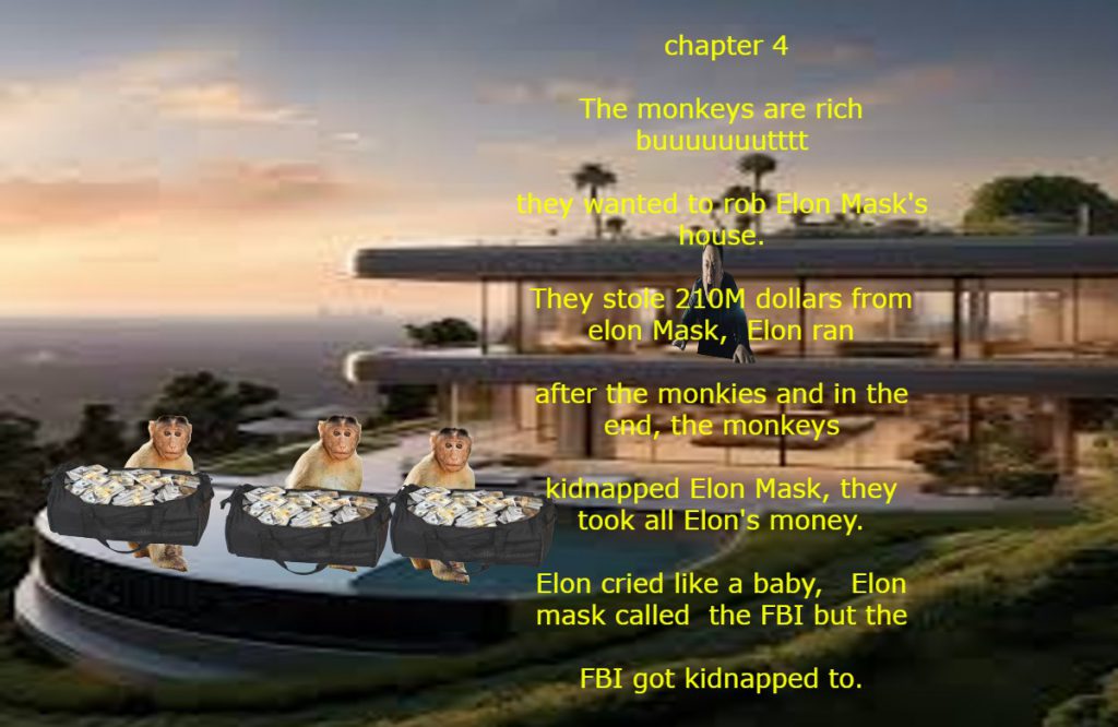 The monkeys and the boy by Davidi - Ourboox.com