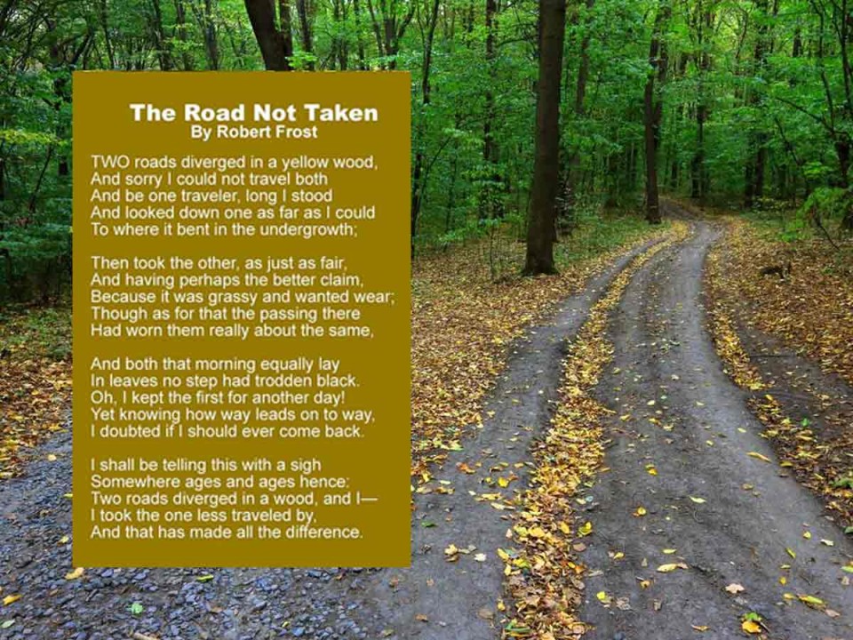 The road not token by Mohammed Aziz Yousef - Illustrated by on the poem-The Road not Taken by Robert Frost - Ourboox.com