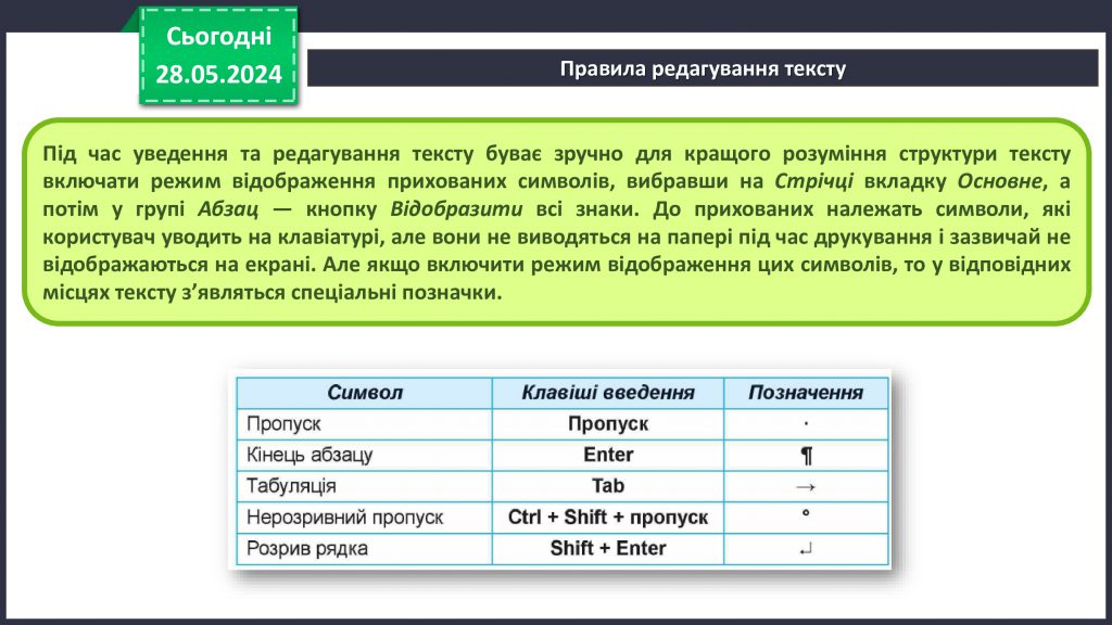 Введення та редагування тексту у текстовому процесорі Word. Використання спеціальних символів. Перевірка правопису by Nazarii Vasylyshyn - Ourboox.com