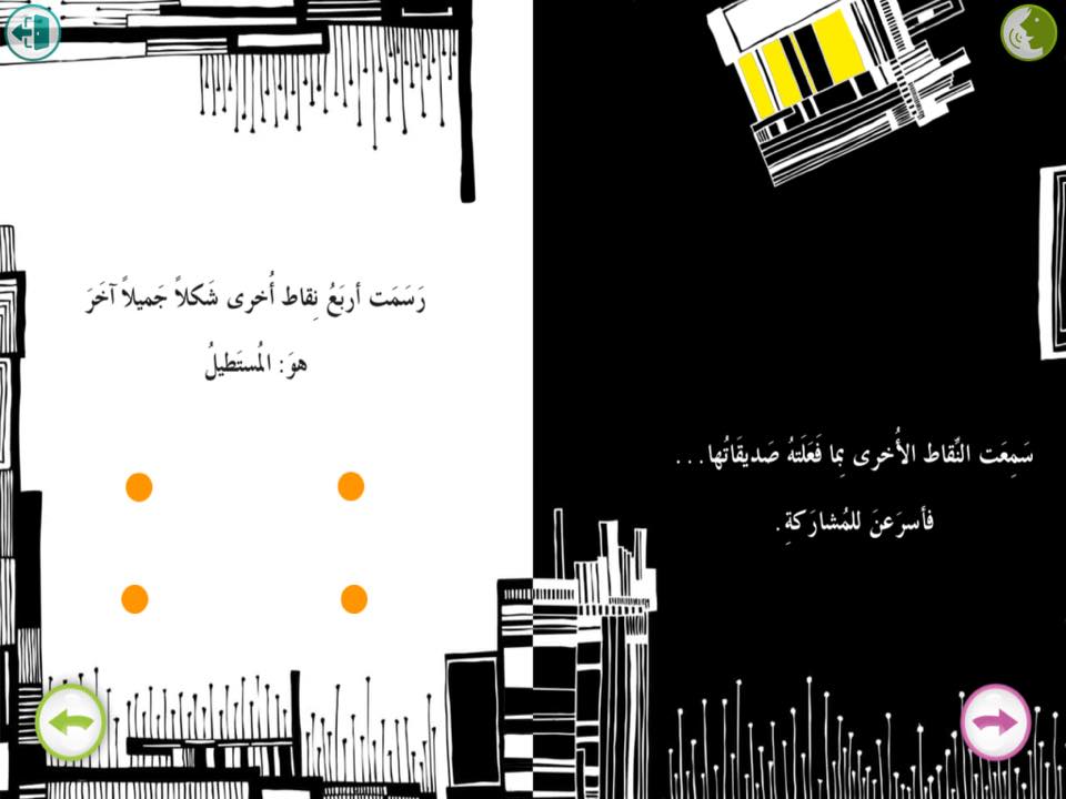 حكاية نقطة على دفتر ابيض by manal - Ourboox.com