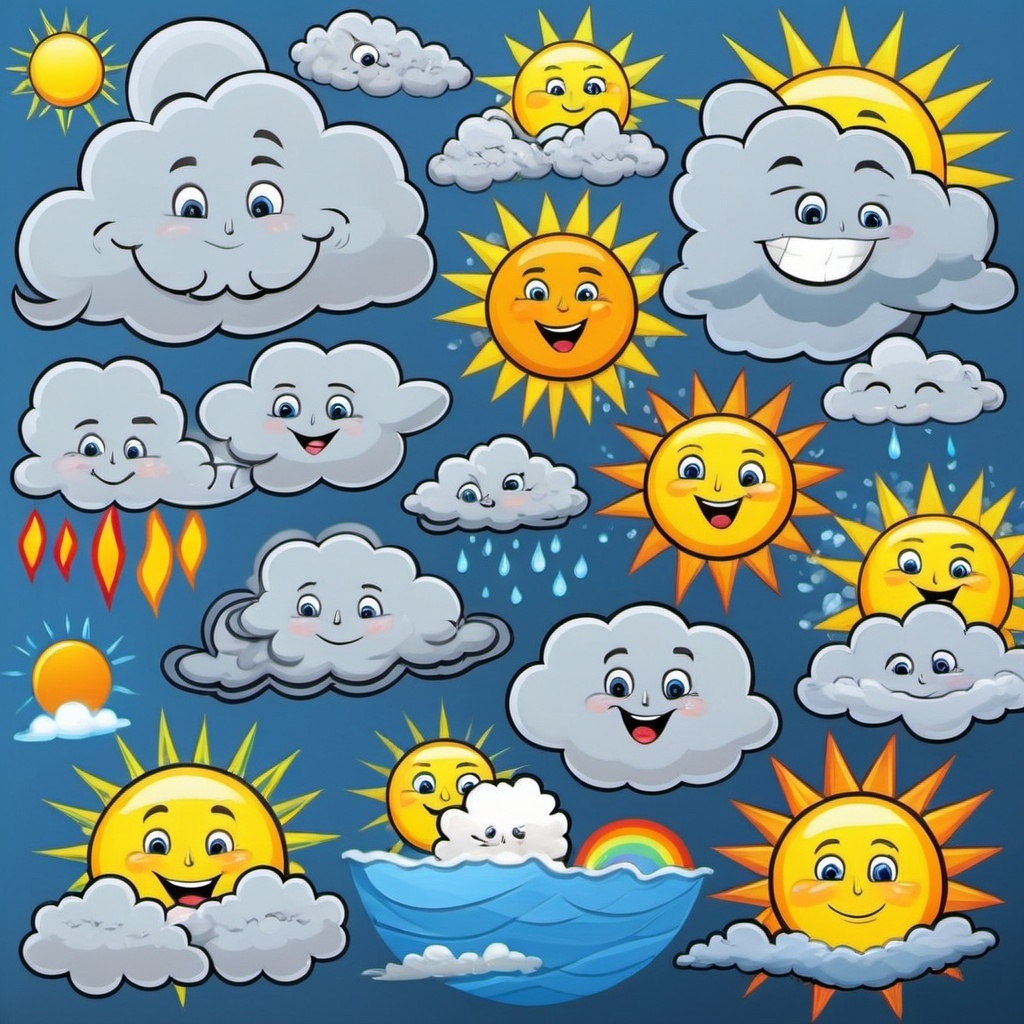 Sunny’s Weather Adventure by Nataliia - Illustrated by Nataliia Ponomarova - Ourboox.com