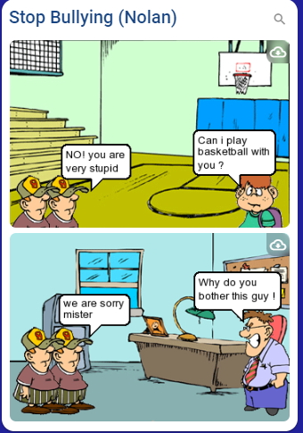 EU4Teens eTwinning Project Comic Strips (Activity 1.1 product) by Josefina - Ourboox.com