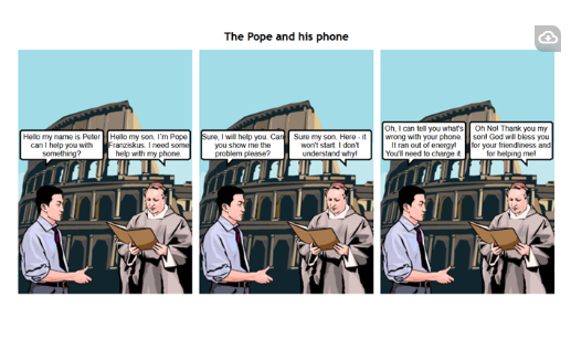 EU4Teens eTwinning Project Comic Strips (Activity 1.1 product) by Josefina - Ourboox.com