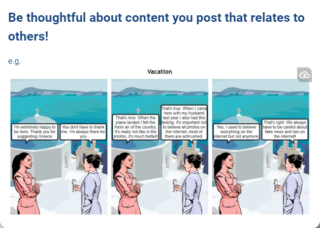 EU4Teens eTwinning Project Comic Strips (Activity 1.1 product) by Josefina - Ourboox.com