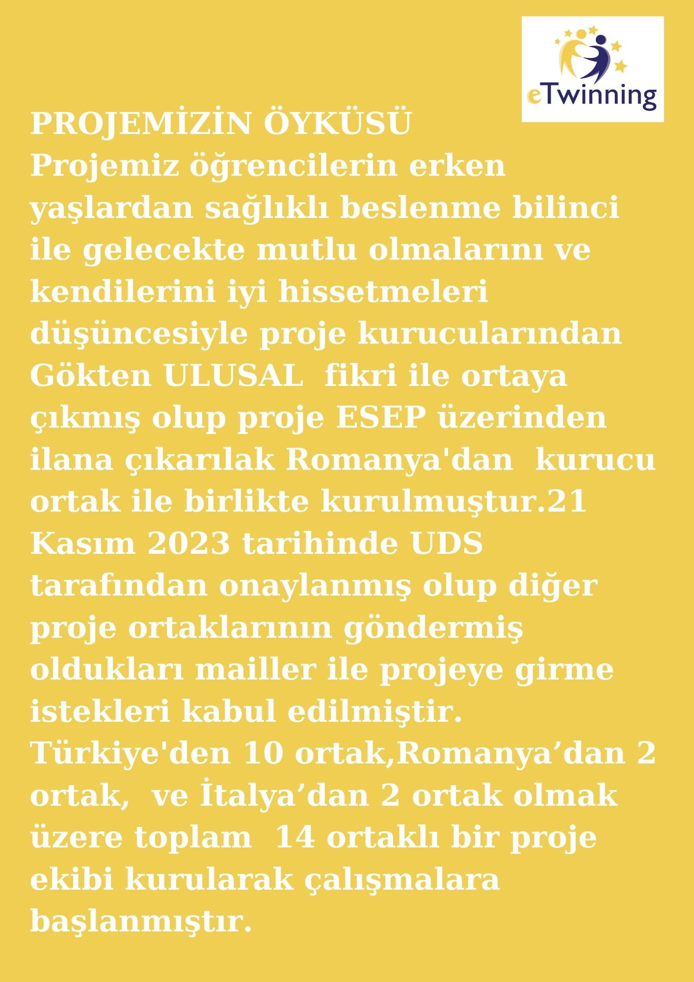 ‘SAĞLIKLI GIDA,MUTLU GELECEK’PROJE SONU DEĞERLENDİRME RAPORUMUZ by Gökten ULUSAL - Ourboox.com