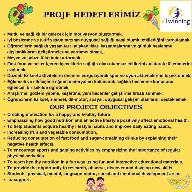 ‘SAĞLIKLI GIDA,MUTLU GELECEK’PROJE SONU DEĞERLENDİRME RAPORUMUZ by Gökten ULUSAL - Ourboox.com