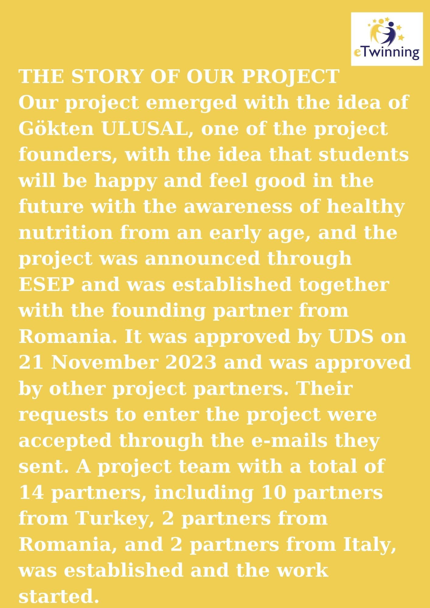 ‘HEALTHY FOOD, HAPPY FUTURE’ OUR PROJECT END EVALUATION REPORT by Gökten ULUSAL - Ourboox.com