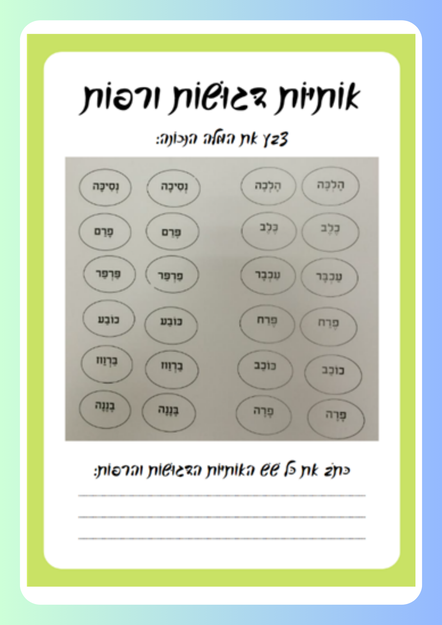 מטלה מסכמת by shlomitmohoni - Illustrated by שלומית מוחוני - Ourboox.com