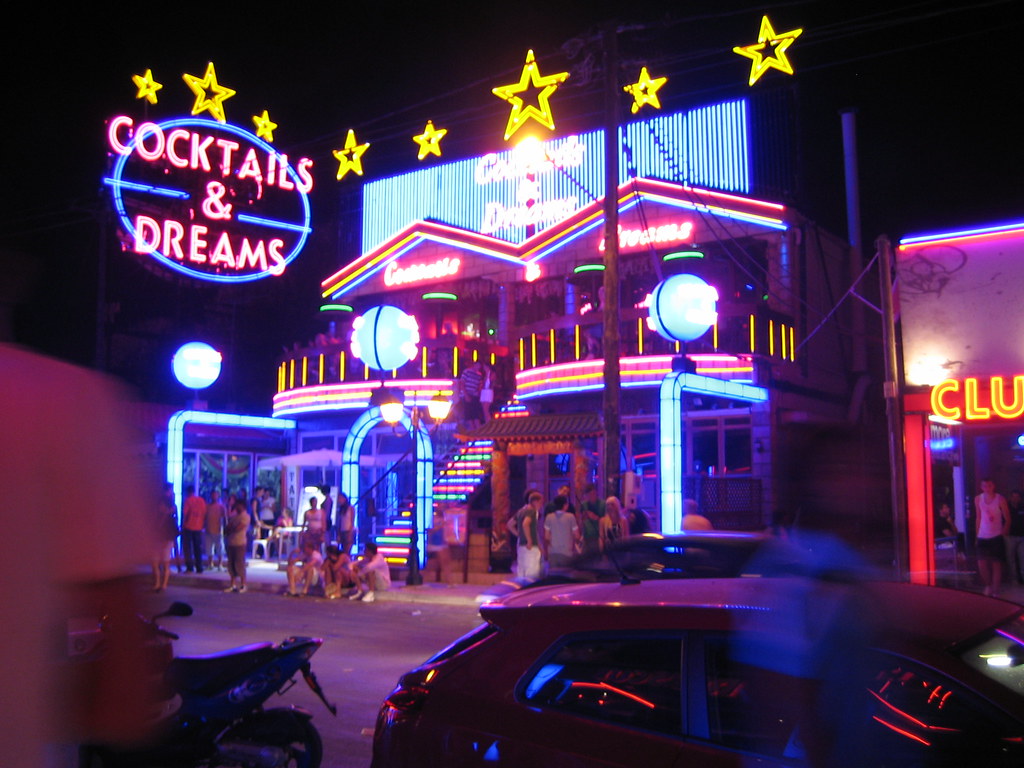 zante strip club at night