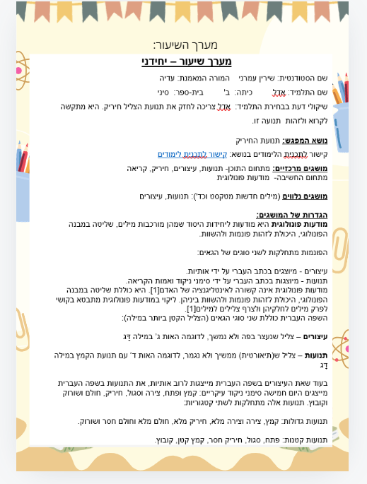 מטלת סיכום התנהגויות מאתגרות by Shirin Amrani - Illustrated by שירין עמרני - Ourboox.com