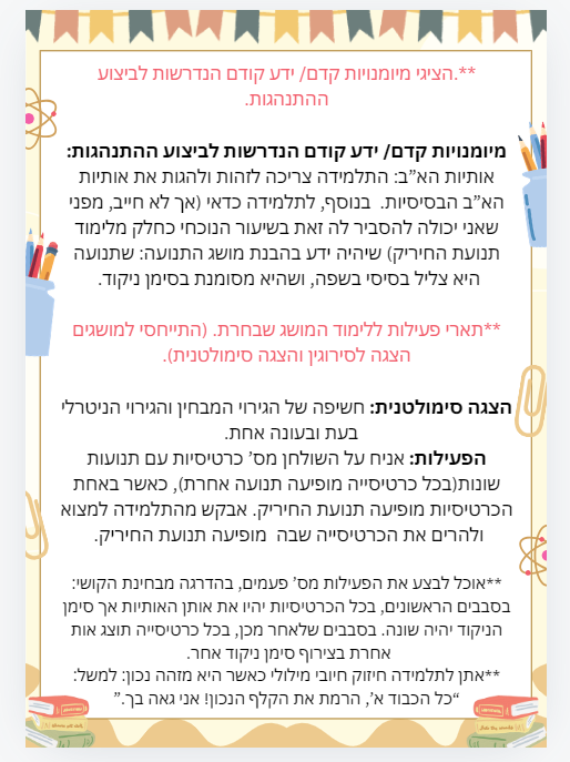 מטלת סיכום התנהגויות מאתגרות by Shirin Amrani - Illustrated by שירין עמרני - Ourboox.com