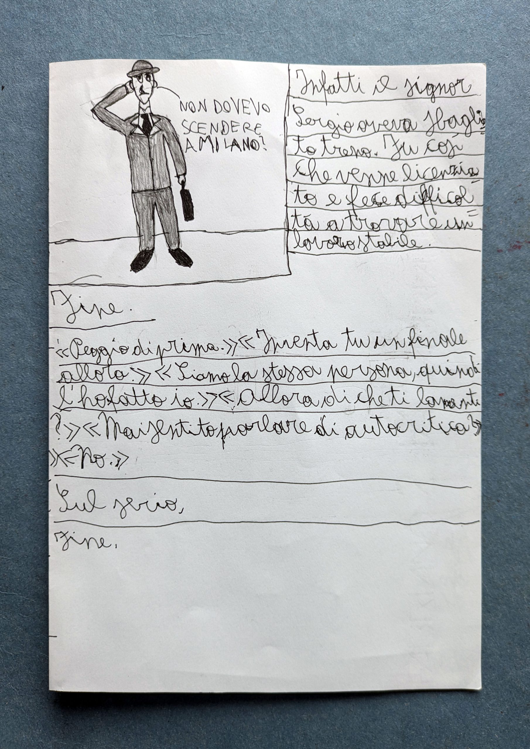 Il viaggio di lavoro by lauratorlone - Illustrated by Alberto Bucci - Ourboox.com