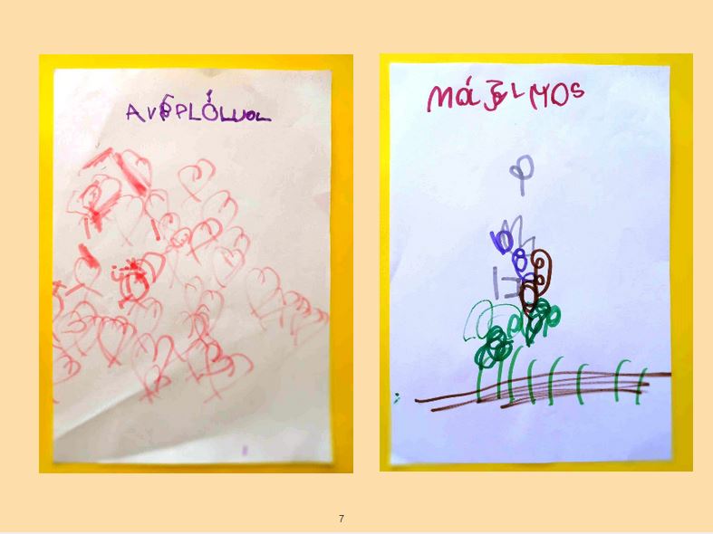 Σώματα διαφορετικά, Συναισθήματα ίδια! by Maria Ioannidou - Illustrated by 2nd Kindergarten of Kilkis - Ourboox.com