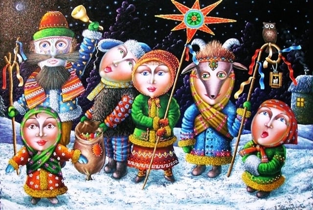 ЩЕДРИЙ ВЕЧІР Михайло Стельмах by Davidenko Alisa - Illustrated by Аліса Давиденко - Ourboox.com