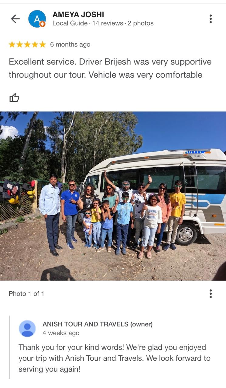 Anish Tour and Travels: A Journey of Comfort, Luxury, and Personalization by Ritik - Ourboox.com