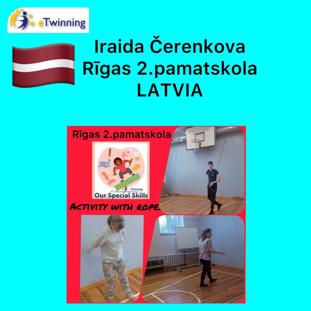 eTwinning project “Our Special skills”. Activity: Groos Motor Skills in sports by Iraida - Illustrated by Iraida Čerenkova - Ourboox.com