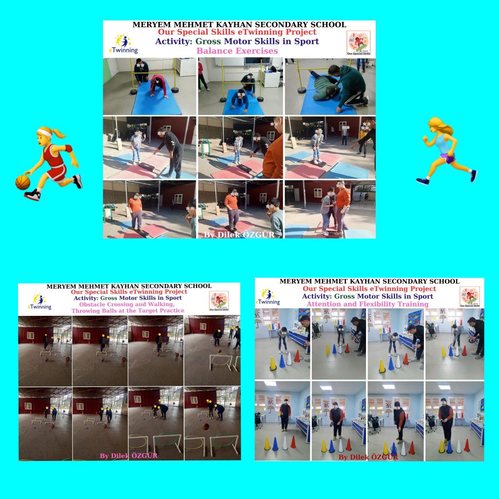 eTwinning project “Our Special skills”. Activity: Groos Motor Skills in sports by Iraida - Illustrated by Iraida Čerenkova - Ourboox.com