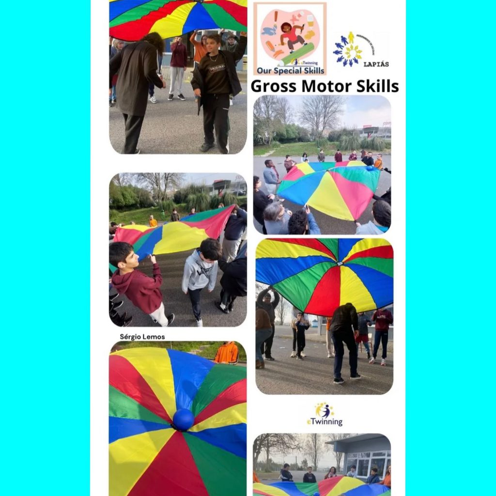 eTwinning project “Our Special skills”. Activity: Groos Motor Skills in sports by Iraida - Illustrated by Iraida Čerenkova - Ourboox.com