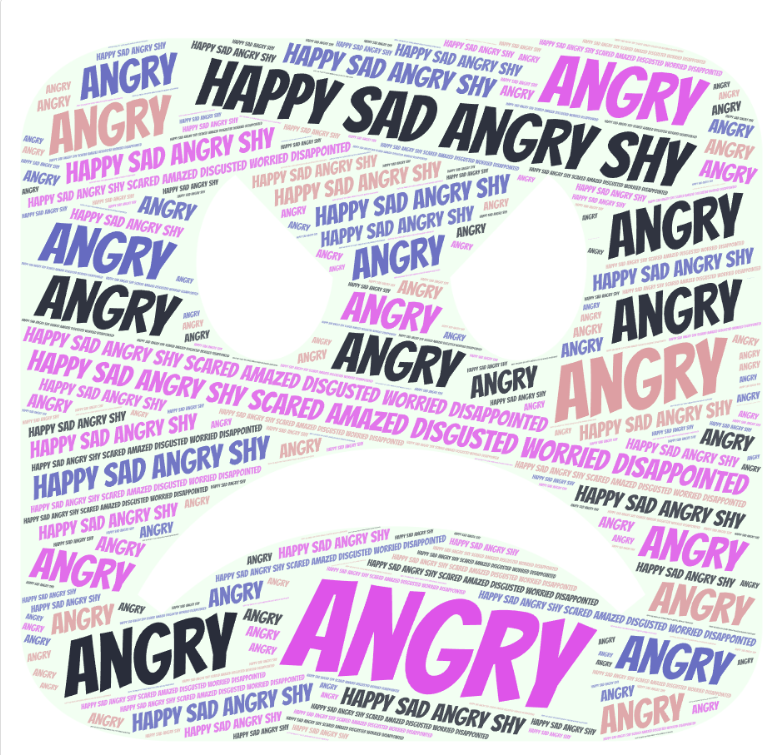 OUR EMOTIONS WORD CLOUD GLOSSARY(DUYGULAR KELİME BULUTU SÖZLÜĞÜMÜZ ) by Ebru Erdoğan - Illustrated by EBRU ERDOĞAN AND PROJECT GROUP - Ourboox.com