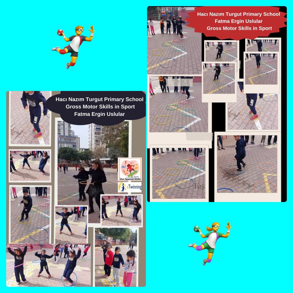 eTwinning project “Our Special skills”. Activity: Groos Motor Skills in sports by Iraida - Illustrated by Iraida Čerenkova - Ourboox.com