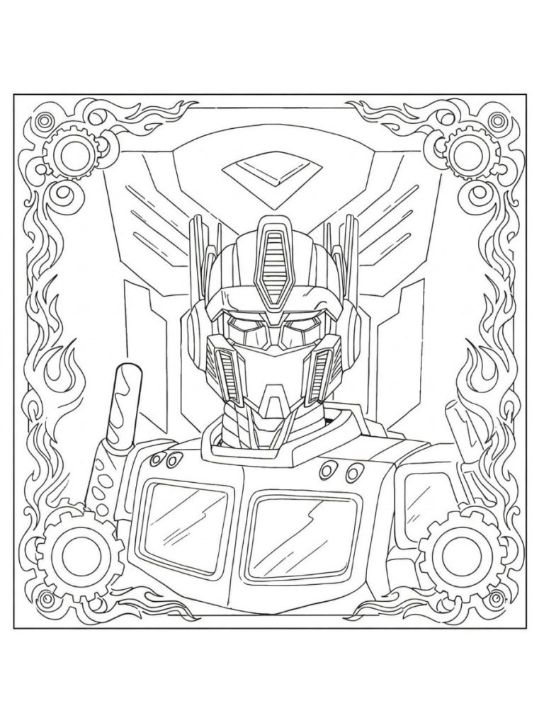 Optimus Prime da colorare