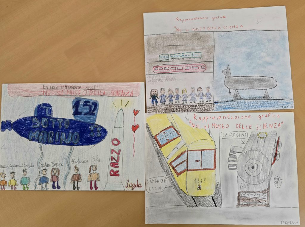 VIAGGIO NELLA STORIA DEI TRENI by CARMELA - Illustrated by 3^A - Ourboox.com