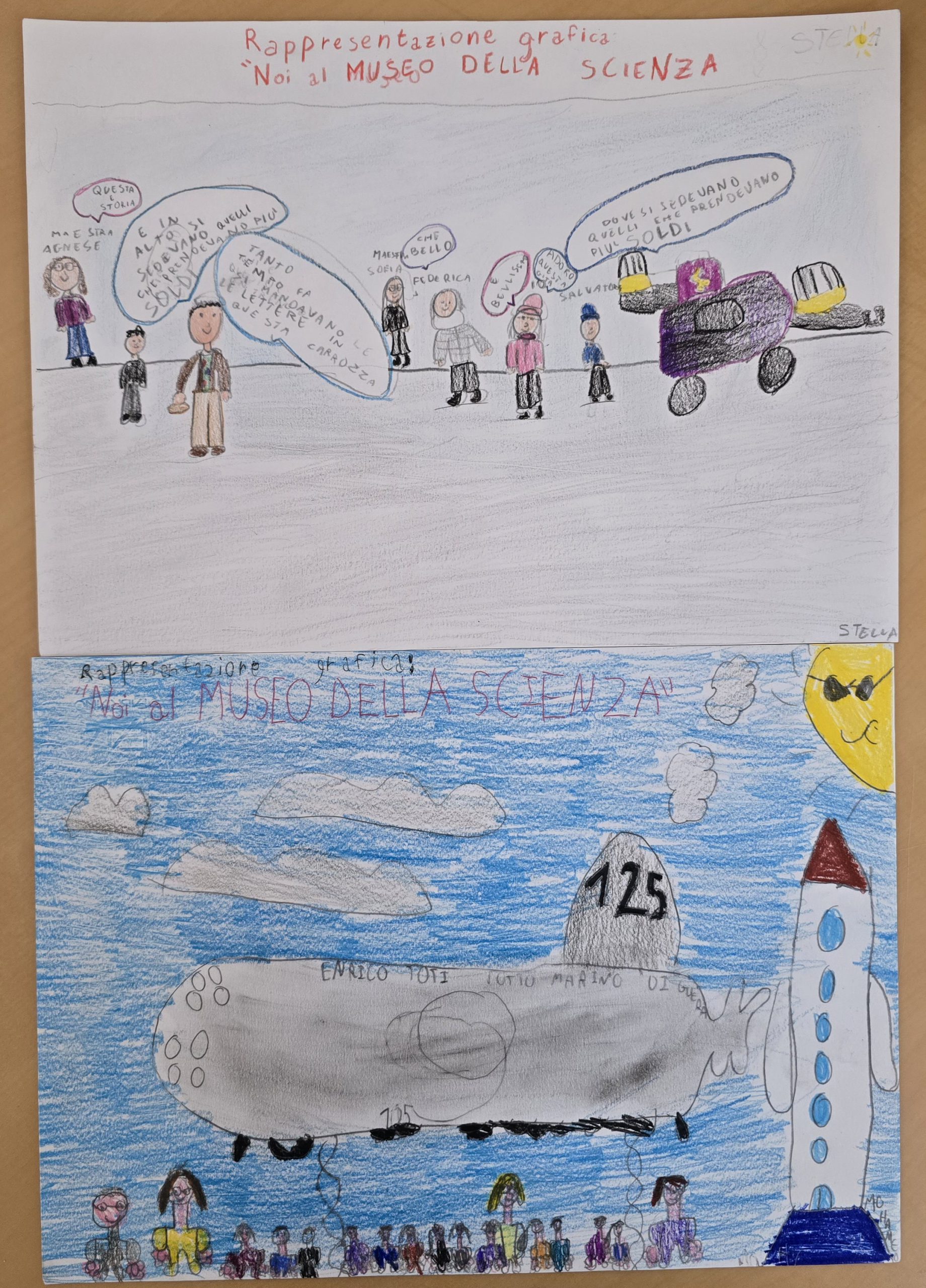 VIAGGIO NELLA STORIA DEI TRENI by CARMELA - Illustrated by 3^A - Ourboox.com