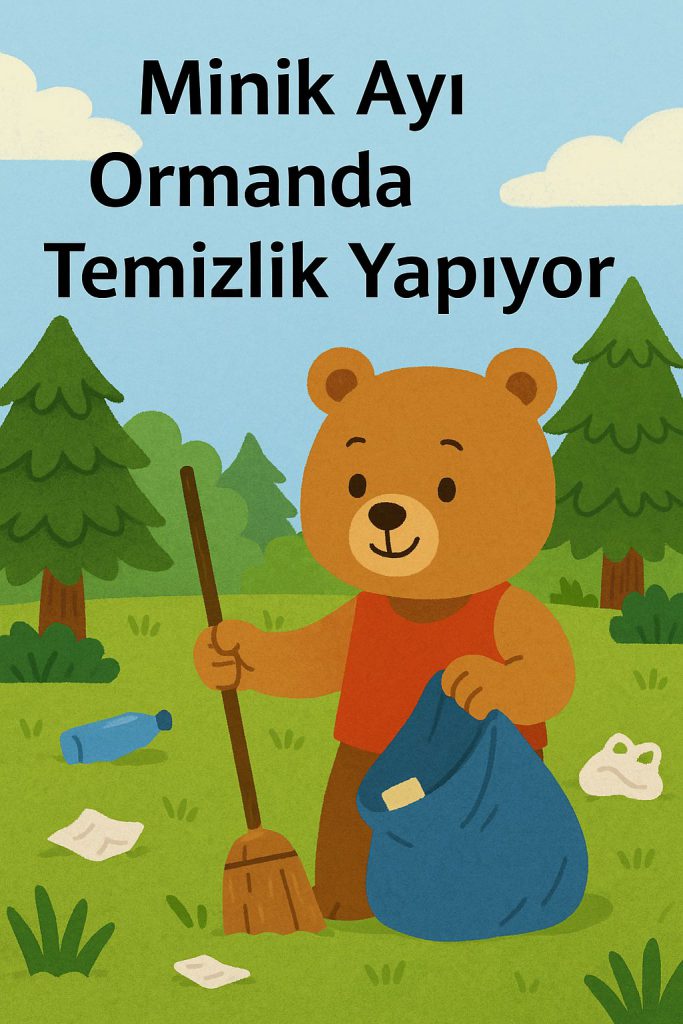 Minik Ayı Ormanda Temizlik Yapıyor by adem çeçan - Illustrated by Arda Akıncan- Zeynep Aldanmaz- Hatice Kübra Taş- Adem Çeçan - Ourboox.com