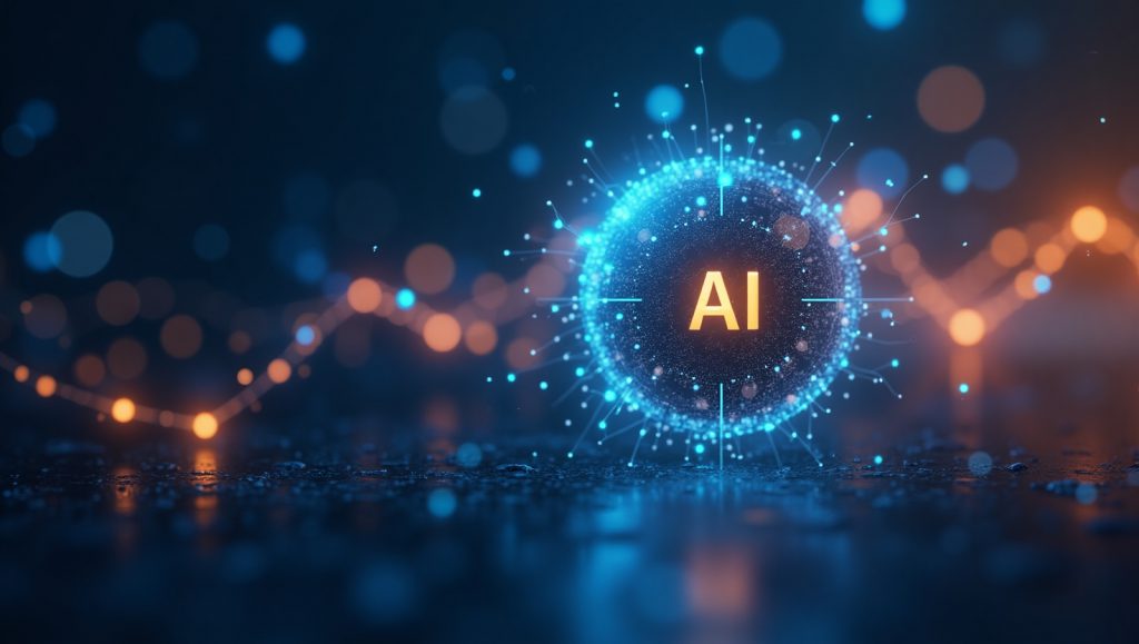 Smart Startups, Smarter Machines: Navigating AI in 2025 by TopCompanies - Illustrated by TopCompanies - Ourboox.com