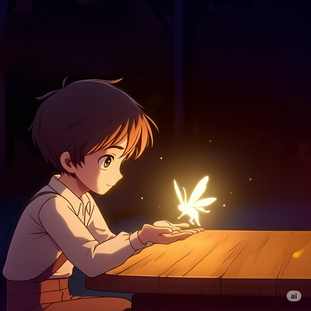 Мальчик и светлячок by Larissa - Ourboox.com